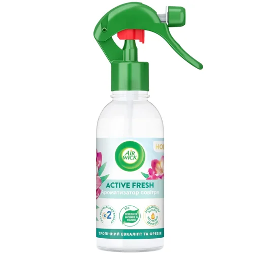 Освіжувач повітря аерозольний Air Wick Active Fresh Тропічний евкаліпт та фрезія 237мл