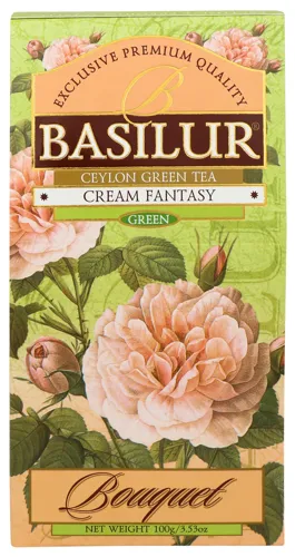 Чай зелений Кремова фантазія Букет Basilur з/б 100г