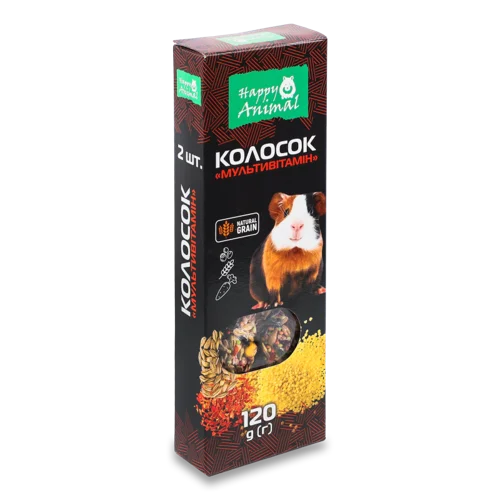 Ласощі Для Гризунів Мультивітамін Колосок В/К, 120г