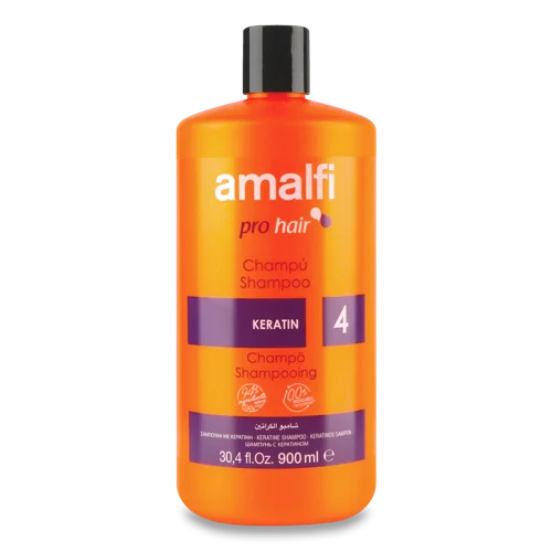 Шампунь для Волосся Keratin Amalfi, Вищого ґатунку, 900 мл