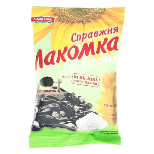 Насіння соняшнику смажене солоне Справжня Лакомка м/у 120г