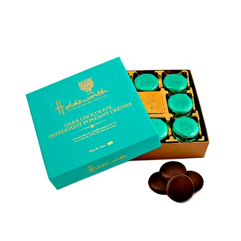 Цукерки Holdsworth з англійським м'ятним кремом чорного шоколаду, 200г