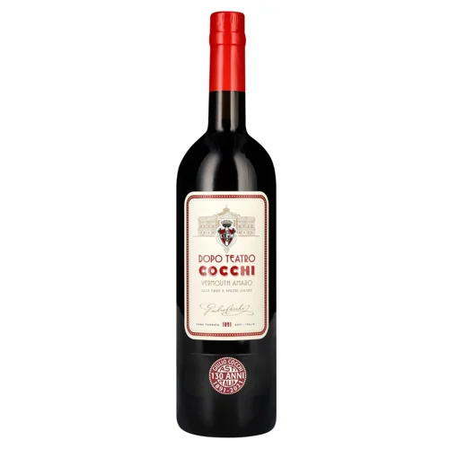 Вермут Cocchi Dopo Teatro Vermouth Amaro червоний солодкий 16,5% 0,75л