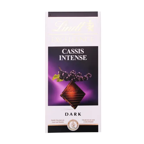 Шоколад темний Cassis Intense Excellence Lindt к/у 100г