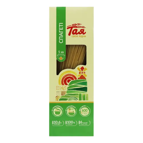 Спагеті довгі Тая з картонною упаковкою 600г