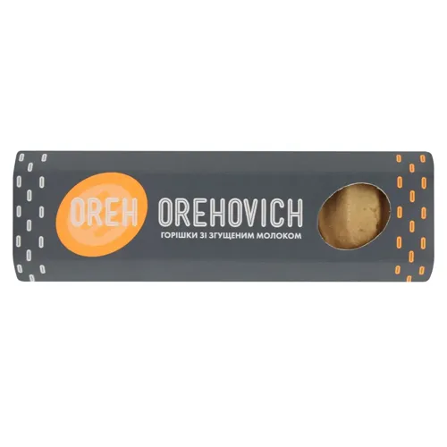 Печиво Oreh Orehovich Горішки пісочне зі згущеним молоком 144г