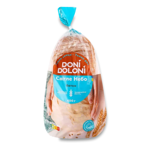 Батон Нарізний Світле Небо Doni Doloni В/ґ 400г