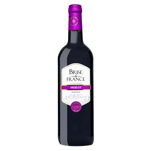 Вино Brise de France Merlot червоне сухе 13% 0,75л