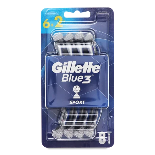 Станок Для Гоління Одноразовий Comfort Blue 3 Gillette, 8 шт