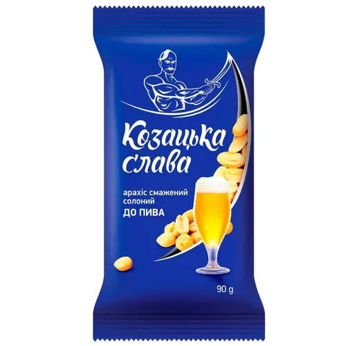 Арахіс Козацька Слава смажений солоний до пива 90г