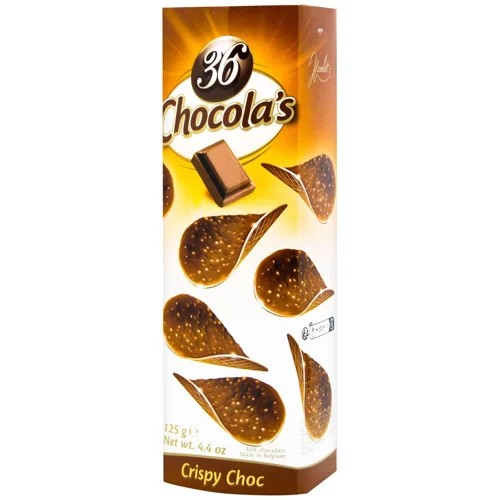 Чіпси шоколадні 36 Chocola’s із молочного шоколаду з хрумкою крихтою 125г