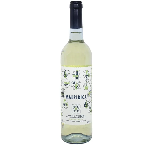 Вино Vinho Verde Malpirica біле напівсухе 9,5% 0,75л