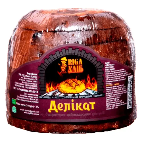 Хліб Riga Хліб Делікат 310г