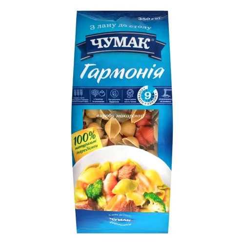 Макаронні вироби Гармонія Чумак м/у 350г