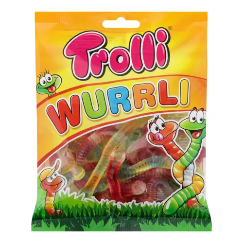 Мармелад Троллі з фруктовим соком Wurrli, 100г