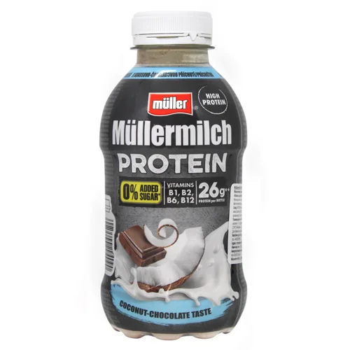 Напій молочний Muller Protein Кокос-шоколад без цукру 1,7% 400г