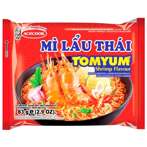 Макаронні вироби Mi Lau Thai локшина зі смаком креветки 83г