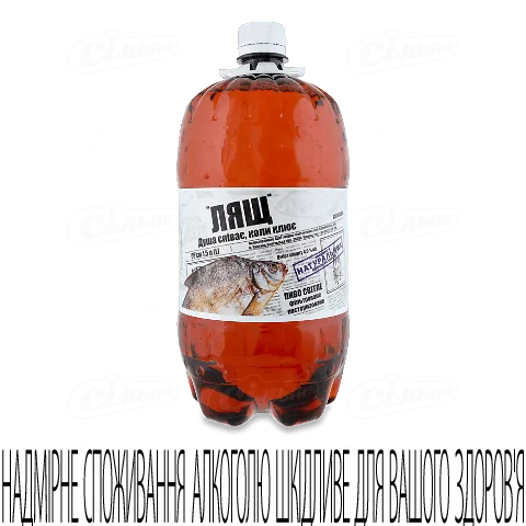 Пиво «Полтавпиво» «Лящ» світле, 1,5л