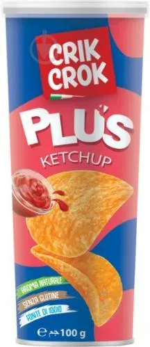 Чіпси Кетчуп 100г ТМ CRIK CROK
