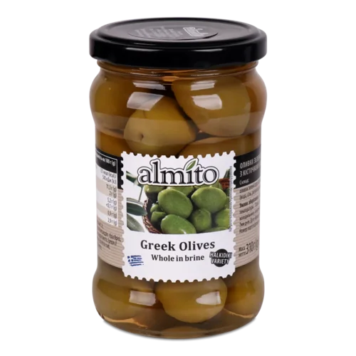 Оливки Almito «Королівські» зелені з кісточкою