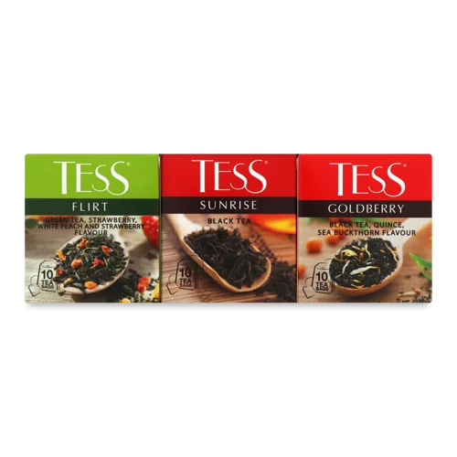 Чай Goldberry Sunrise Flirt, В/ґ, Картонна Упаковка, 30 Пакетів По 1.6 Г