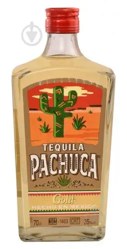 Текіла Pachuca Gold 38%, 0.7л