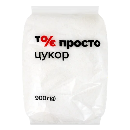 Цукор Білий Кристалічний Вищого Ґатунку, 900г