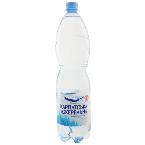 Вода мінеральна негазована Карпатська Джерельна 1.5л