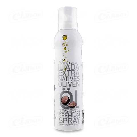 Олія оливкова Iliada Extra Virgin з трюфелем спрей, 200мл