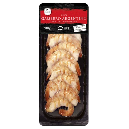 Креветки Delfin чищені заморожені 200г