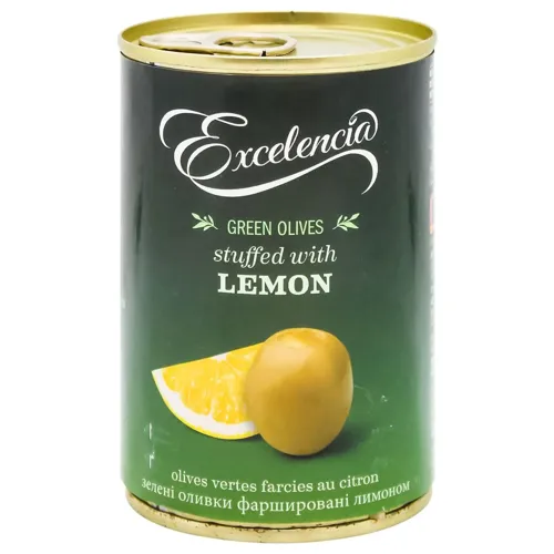 Оливки Excelencia фаршировані лимоном 314мл