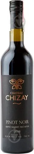 Вино Chateau Chizay Піно Нуар червоне напівсолодке 12,5 % 0,75л