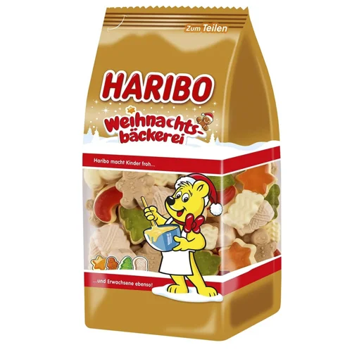 Цукерки желейні Weihnachtsbäckerei Haribo 250 г