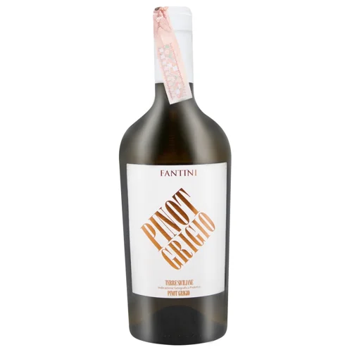 Вино Fantini Pinot Grigio біле сухе 9% 0,75л