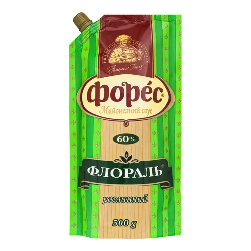 Соус майонезний 60% Флораль Форес д/п 500г