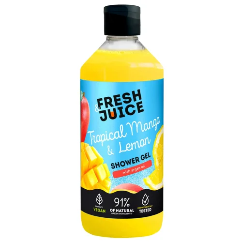 Гель для душу Fresh Juice Тропічний манго і лимон 473мл