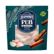 Грінки ДО БОЧКОВОГО житньо-пшеничні зі смаком Часник 130г