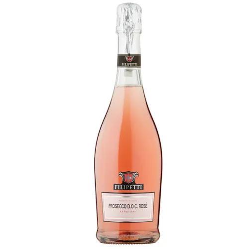 Ігристе вино Valsa Nuovo Perlino Filipetti Prosecco Rose Extra Dry, рожеве, сухе, 11%, 0,75л