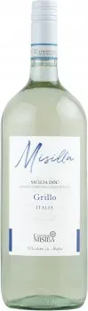 Вино Misilla Grillo Sicilia DOC біле сухе 1.5л 12%