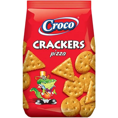 Крекер Croco солоний зі смаком піци 100г