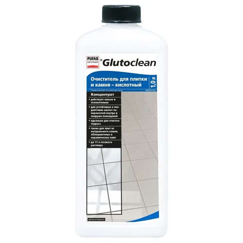 Засіб чистячий Glutoclean для кахелю та каменю концентрат 1л