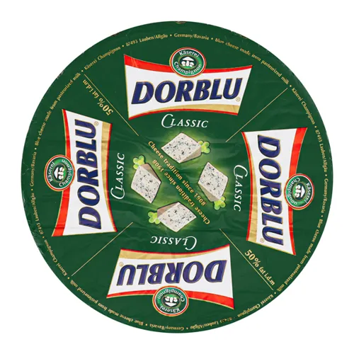 Сир Kaserei Champignon Dorblu Classic напівтвердий 50% голова ваговий