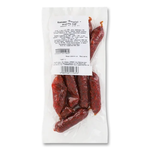 Ковбаски Піколіні-Брусника Смачні Справи Сирокопчені, кг