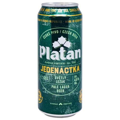 Пиво Platan Jedenactka 11 світле 4,6% 0,5л
