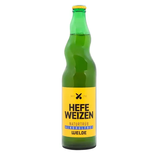 Пиво Welde Weizen Hefe-Hell безалкогольне світле 0,5л
