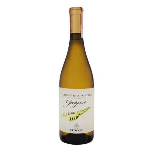 Вино 0.75л 12.5% біле сухе Greppico Vermentino Toscana IGT Viticcio пл