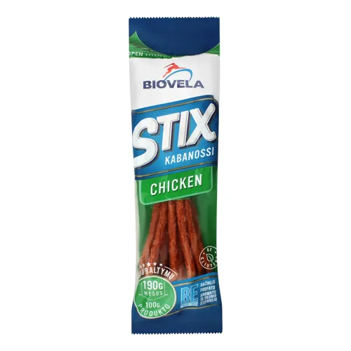 Ковбаски Chicken Stix Kabanossi Biovela г/к м/у 100г