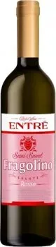 Вино Entre Fragolino Salute Rosso червоне напівсолодке 0.75л 13%