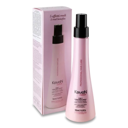 Маска-спрей для фарбованого волосся 5в1 Keratin Color Phytorelax, 150мл