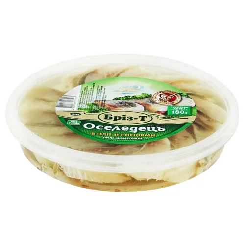 Оселедець Бріз-Т в олії зі спеціями 180г